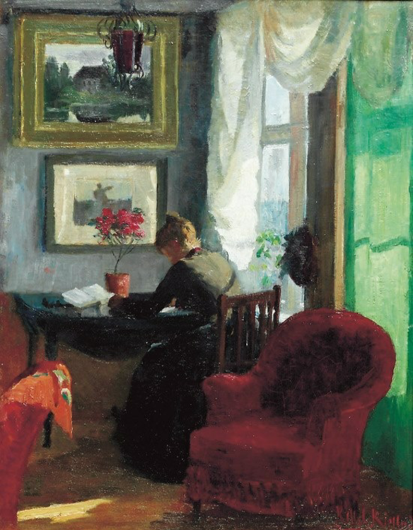 Interior by Kitty Lange Kielland, 1883