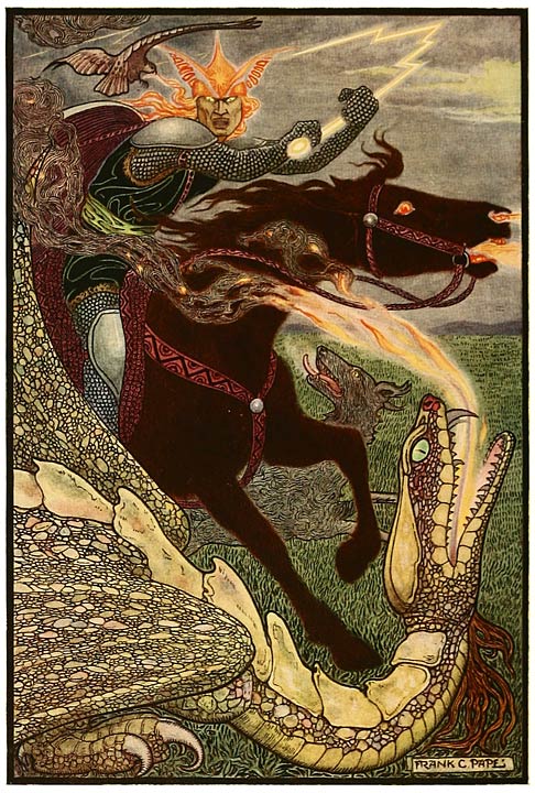 Falcon the Hunter by Frank C. Papé