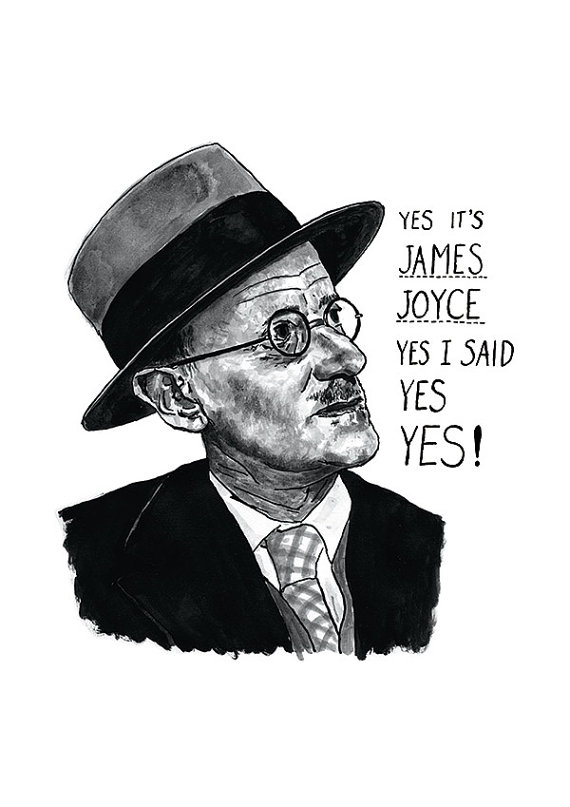 James Joyce Ulysses Print by Standard Designs