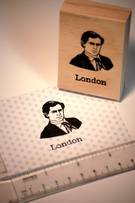 Jack London Stamp by StampingCache
