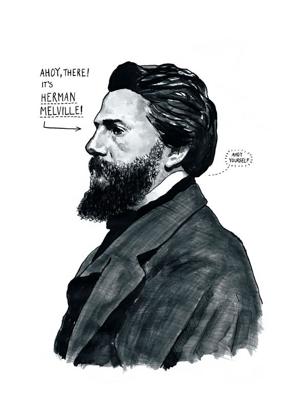 Herman Melville Poster Print by Standard Designs