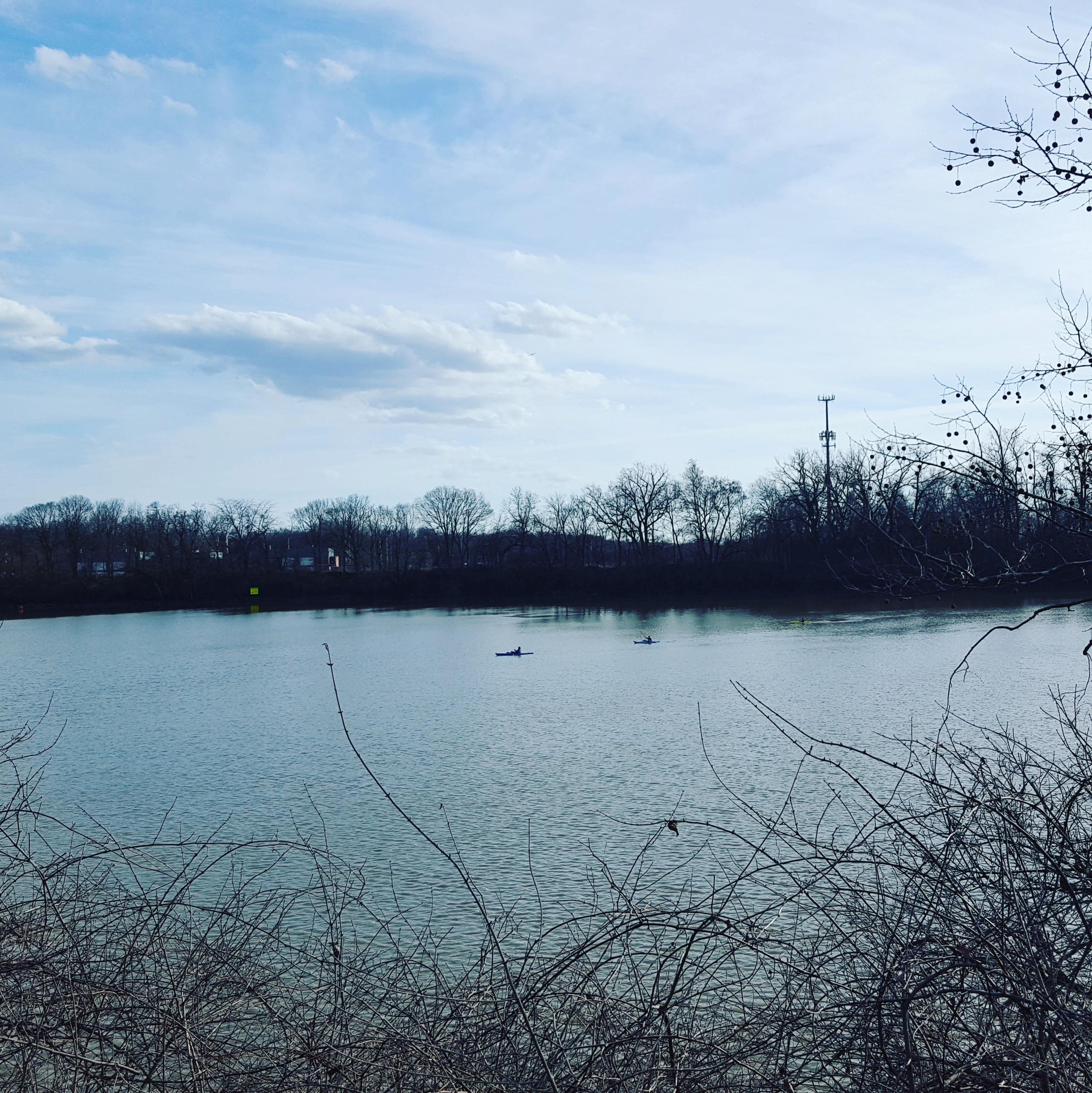 Kayakers Near Scioto Audubon
